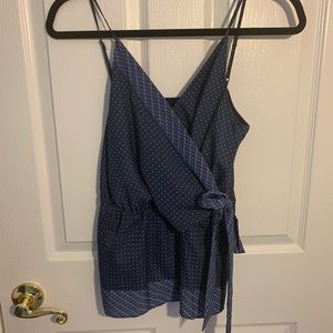 Banana Republic Blue Wrap Cami